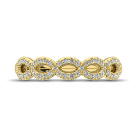Thumbnail for Diamond 1/4 Ct.Tw. Stack Band in 14K Yellow Gold