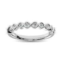 Thumbnail for Diamond 1/5 Ct.Tw. Stack Band in 14K White Gold