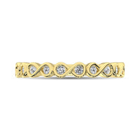 Thumbnail for Diamond 1/5 Ct.Tw. Stack Band in 14K Yellow Gold