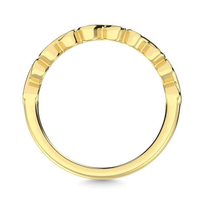 Diamond 1/5 Ct.Tw. Stack Band in 14K Yellow Gold