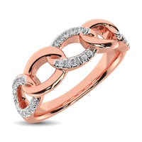 Thumbnail for 14K Rose Gold 1/6 Ct.Tw. Diamond Interlinked Annivesary Band