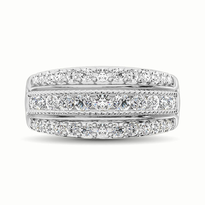 14K White Gold 1 Ct.Tw. Diamond Fashion Ring