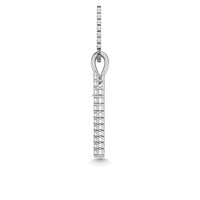 Thumbnail for Sterling Silver 1/10 Ct.Tw. Diamond Heart Pendant