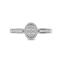 Thumbnail for 10K White Gold 1/4 Ct.Tw. Diamond Heart Ring