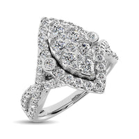 Thumbnail for 14K White Gold  1 Ct.Tw. Diamond Engagement Ring