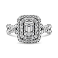 Thumbnail for Diamond 1 Ct.Tw. Engagement Ring in 14K White Gold