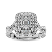 Thumbnail for Diamond 1 Ct.Tw. Engagement Ring in 14K White Gold
