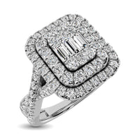Thumbnail for Diamond 1 Ct.Tw. Engagement Ring in 14K White Gold