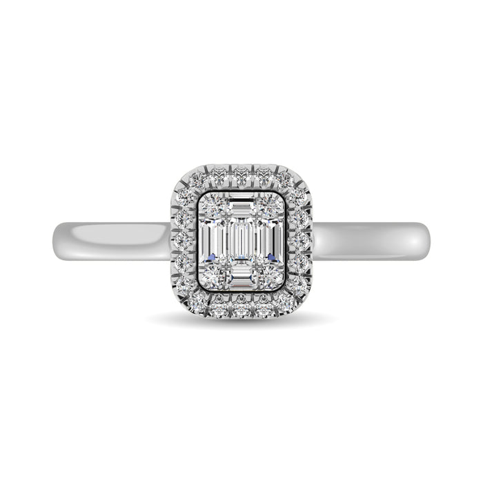 Diamond 1/3 Ct.Tw. Engagement Ring in 14K White Gold