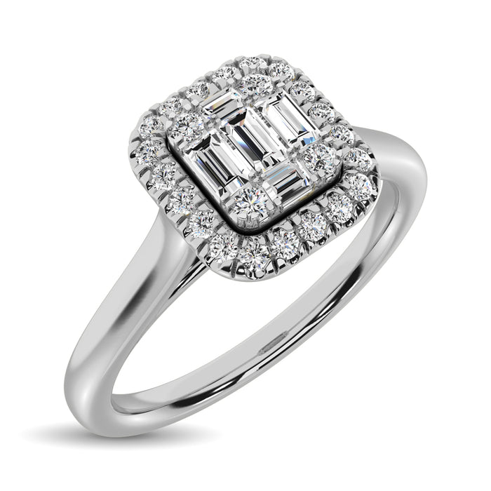 Diamond 1/3 Ct.Tw. Engagement Ring in 14K White Gold