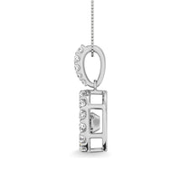 Thumbnail for Diamond 2 Ct.Tw. Round Shape Shimmering Pendant in 14K White Gold