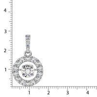 Thumbnail for Diamond 2 Ct.Tw. Round Shape Shimmering Pendant in 14K White Gold