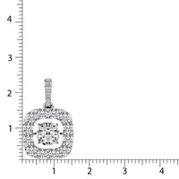 Thumbnail for Diamond 2 Ct.Tw. Shimmering Pendant in 14K White Silver