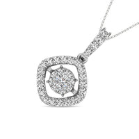 Thumbnail for Diamond 1 Ct.Tw. Shimmering Pendant in 14K White Gold