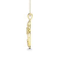Thumbnail for Diamond Accented Lacy Cross Pendant 1/6 Ct.Tw