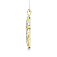 Thumbnail for Diamond 1/5 Ct.Tw Twist cross Pendant
