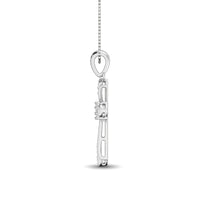 Thumbnail for 14K White Gold 1/6 Ct.Tw. Diamond Cross Pendant