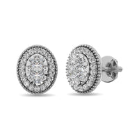 Thumbnail for Diamond 5/8 Ct.Tw. Round Shape Stud Earrings in 14K White Gold