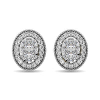 Thumbnail for Diamond 5/8 Ct.Tw. Round Shape Stud Earrings in 14K White Gold