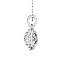 Thumbnail for Diamond 1/2.Tw. Round Shape Cluster Pendant in 14K White Gold