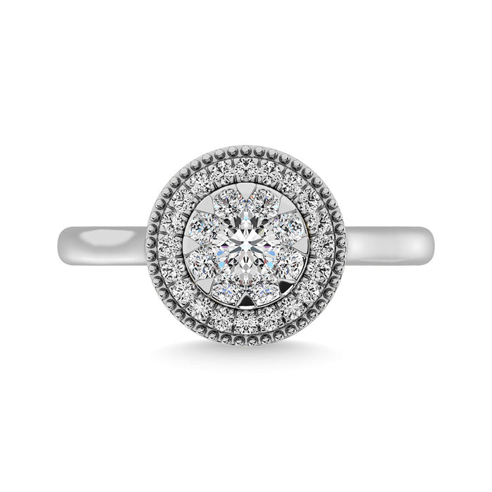 Diamond 1/2.Tw. Engagement Ring in 14K White Gold