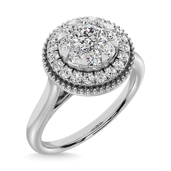 Diamond 1/2.Tw. Engagement Ring in 14K White Gold