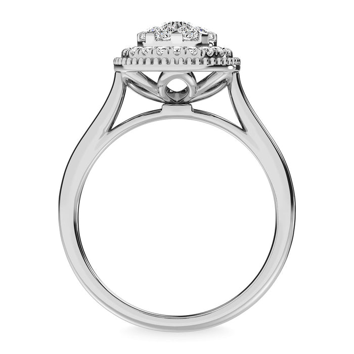 Diamond 1/2.Tw. Engagement Ring in 14K White Gold