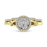 Thumbnail for Diamond 1/2.Tw. Bridal Ring in 10K Yellow Gold