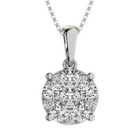 Thumbnail for Diamond 1/2 Ct.Tw. Flower Pendant