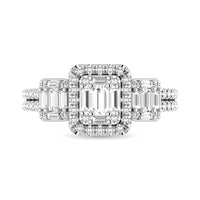 Thumbnail for Diamond 1 Ct.Tw. Engagement Ring in 14K White Gold