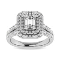 Thumbnail for Diamond 1 Ct.Tw. Engagement Ring in 14K White Gold