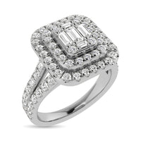 Thumbnail for Diamond 1 Ct.Tw. Engagement Ring in 14K White Gold