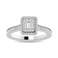 Thumbnail for Diamond 1/2 Ct.Tw. Engagement Ring in 14K White Gold