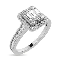 Thumbnail for Diamond 1/2 Ct.Tw. Engagement Ring in 14K White Gold
