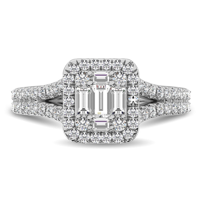 Diamond 3/4 Ct.Tw. Engagement Ring in 14K White Gold