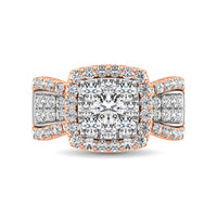 Thumbnail for Diamond 1 Ct.Tw. Engagement Ring in 14K Two Tone Gold
