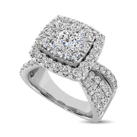 Thumbnail for Diamond 1 Ct.Tw. Engagement Ring in 14K White Gold
