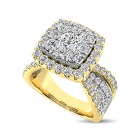 Thumbnail for Diamond 1 Ct.Tw. Engagement Ring in 14K Two Tone Gold