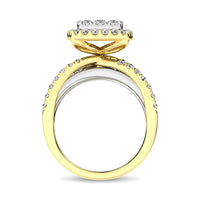 Thumbnail for Diamond 1 Ct.Tw. Engagement Ring in 14K Two Tone Gold