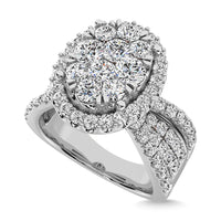 Thumbnail for Diamond 2 Ct.Tw. Engagement Ring in 14K Two Tone Gold