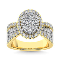 Thumbnail for Diamond 2 Ct.Tw. Engagement Ring in 14K Two Tone Gold