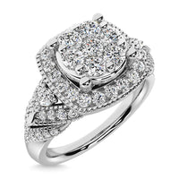 Thumbnail for Diamond  1 Ct.Tw. Engagement Ring in 14K White Gold