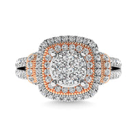 Thumbnail for Diamond 1 1/2 Ct.Tw. Engagement Ring in 14K Two Tone Gold