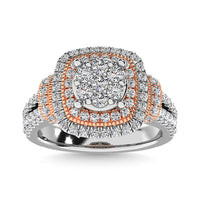 Thumbnail for Diamond 1 1/2 Ct.Tw. Engagement Ring in 14K Two Tone Gold