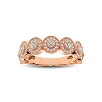 Thumbnail for 14K Rose Gold 1/2 Ct.Tw. Diamond Stackable Band