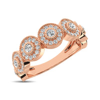 Thumbnail for 14K Rose Gold 1/2 Ct.Tw. Diamond Stackable Band