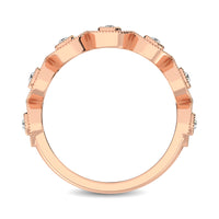 Thumbnail for 14K Rose Gold 1/2 Ct.Tw. Diamond Stackable Band