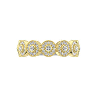 Thumbnail for 14K Yellow Gold 1/2 Ct.Tw. Diamond Stackable Band