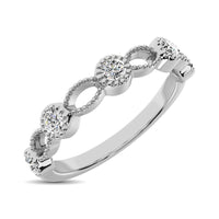 Thumbnail for 14K White Gold 1/6 Ctw Diamond Band