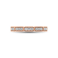 Thumbnail for 14K Rose Gold 1/5 Ctw Diamond Band